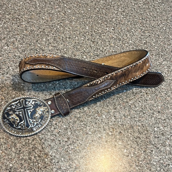 boot barn Accessories Cowboys Ride With Faith Boot Barn Belt Poshmark